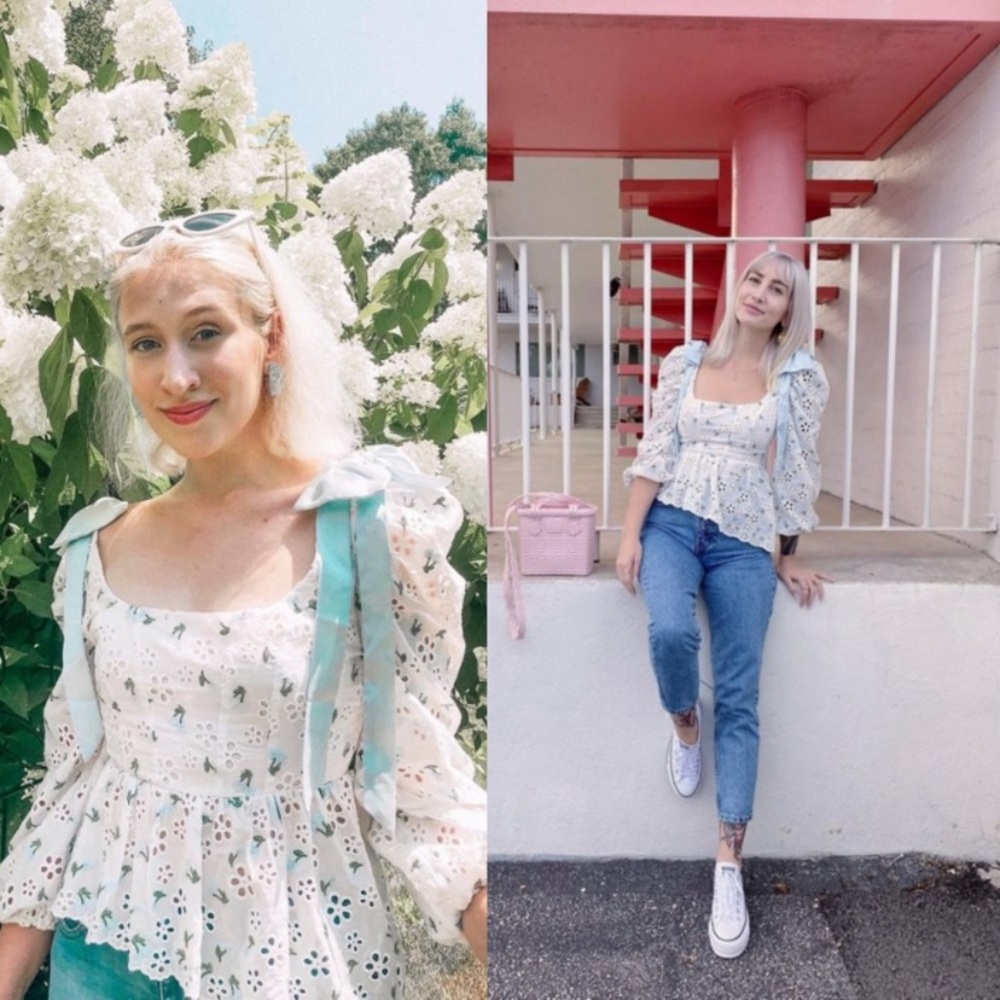 For love and lemons eyelit  top small and X-Large - Picture 6 of 12